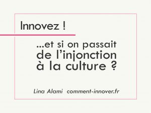 comment innover - Lina alami - articles innovation