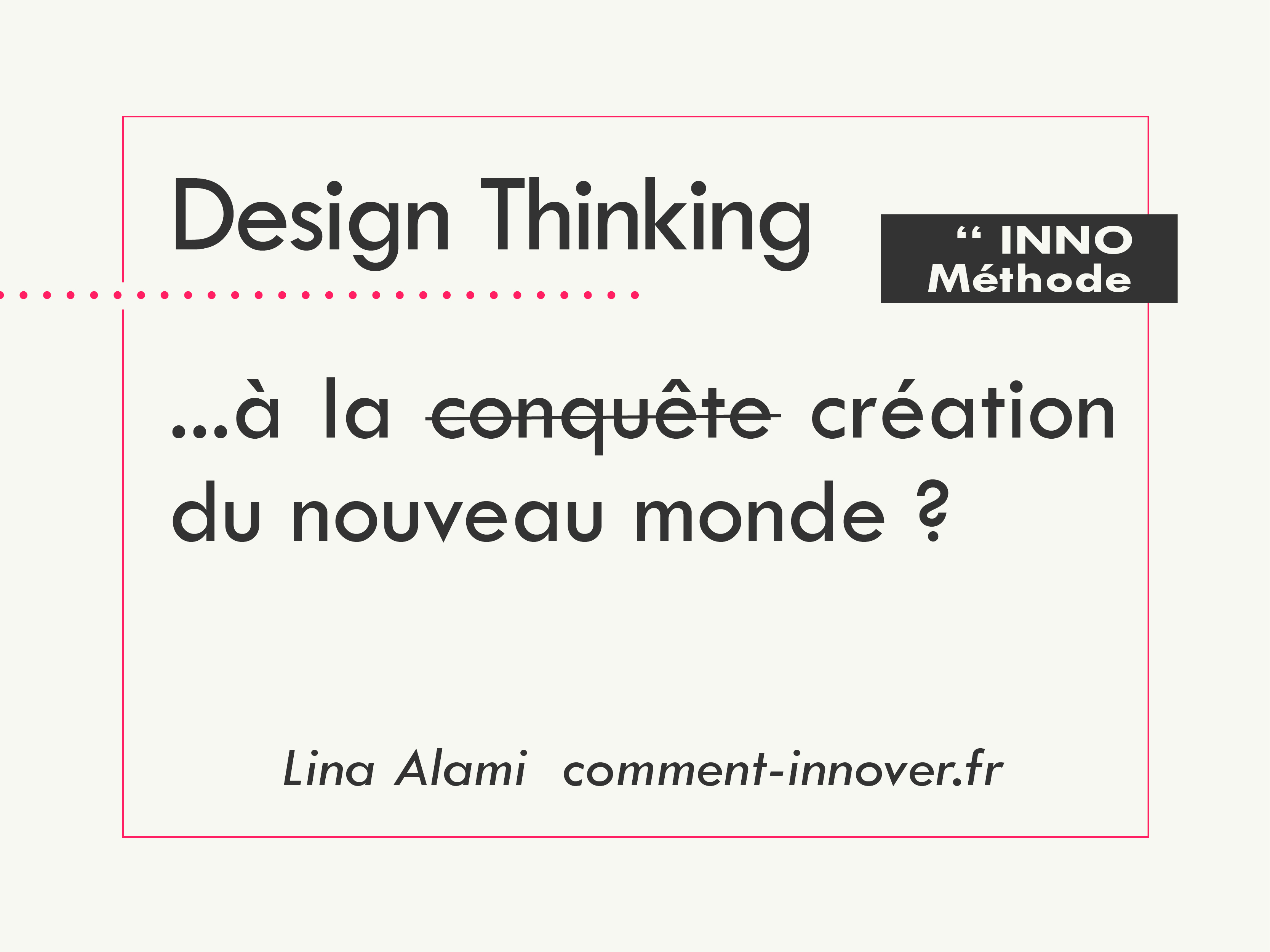 Qu'est ce que le Design Thinking